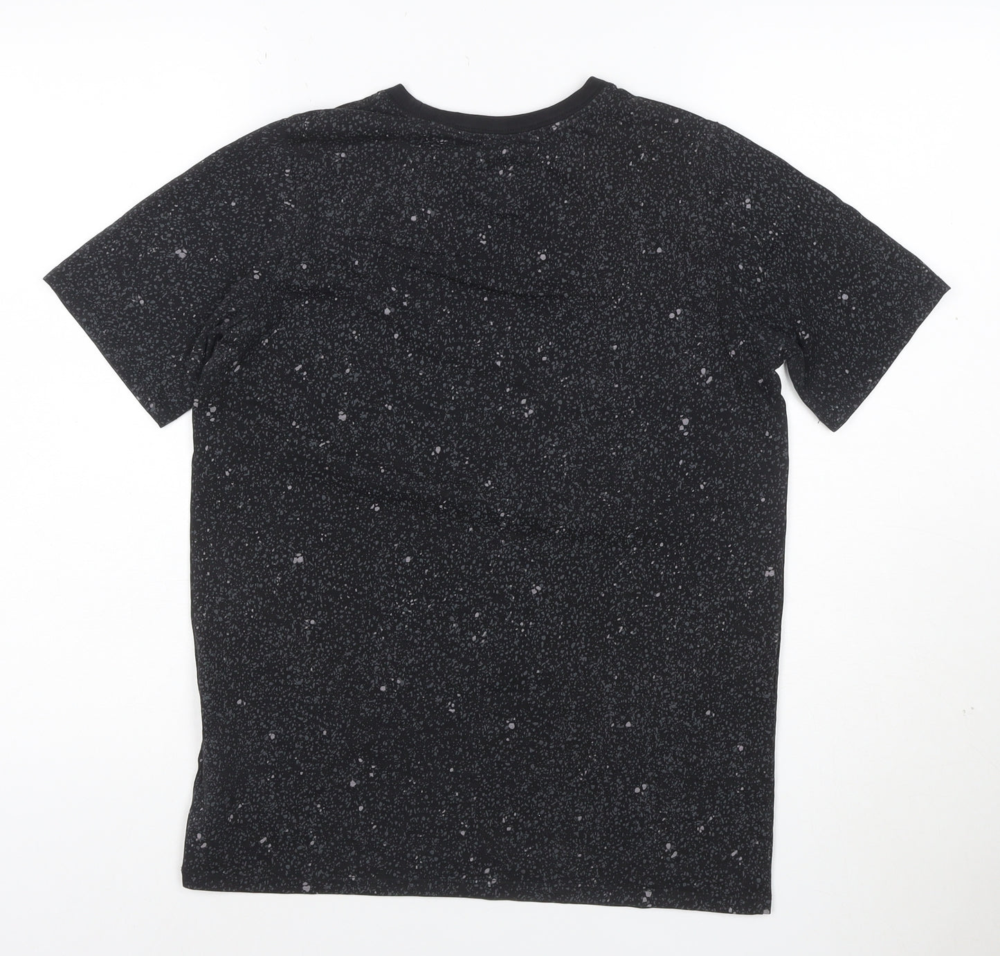 Nike Boys Black Dri-Fit Sports T-Shirt 13-14 Years Gym Training Top