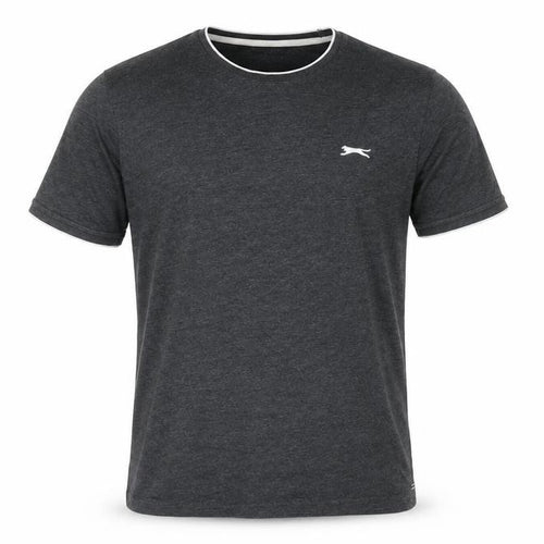 Slazenger Men's Grey Short Sleeve Crew Neck T-Shirt Size M