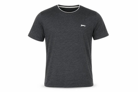 Slazenger Men's Grey Short Sleeve Crew Neck T-Shirt Size M