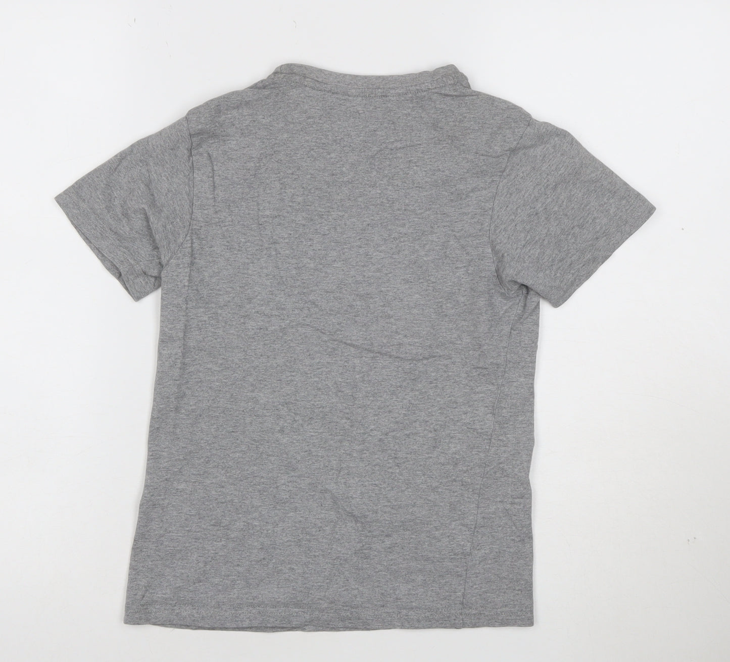 McKenzie Girls Grey Short Sleeve Crew Neck Cotton T-Shirt 12-13 Years