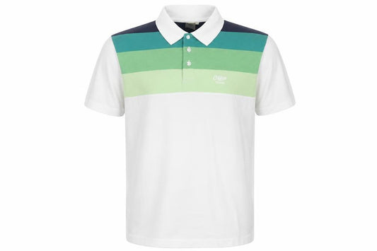 Cotton Traders Men's Multicoloured Striped Polo Shirt L