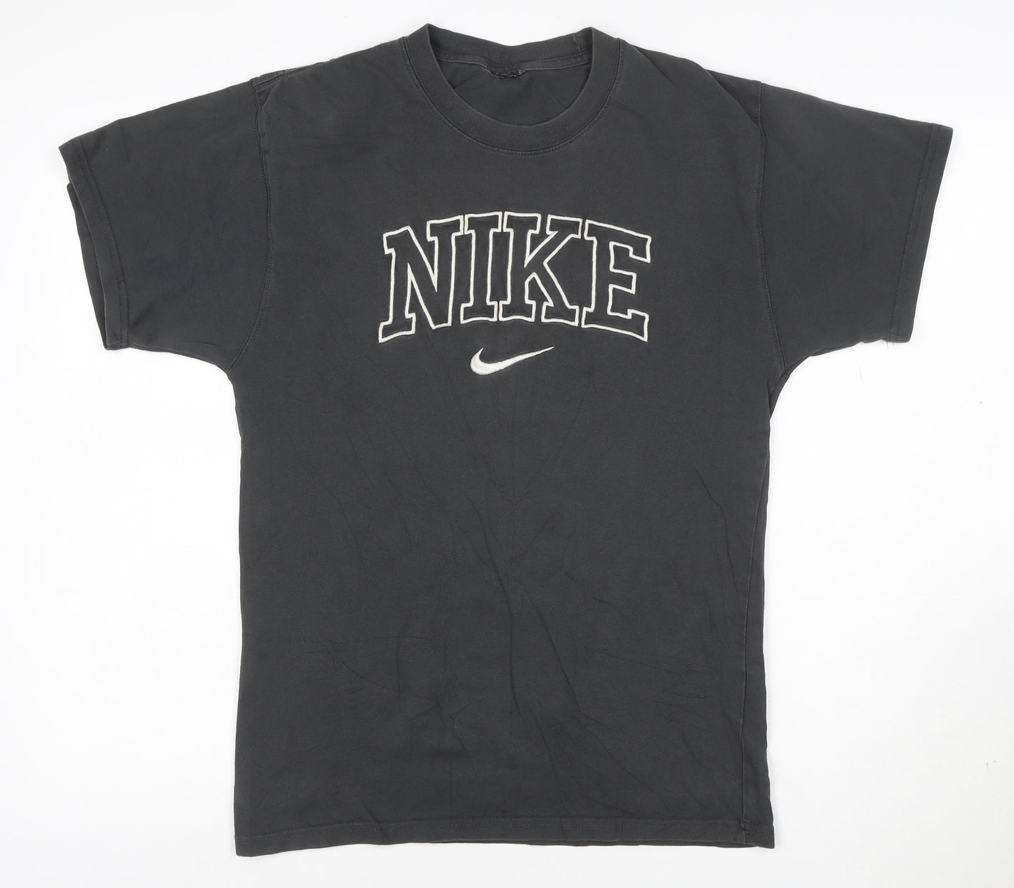 Nike Men's Black XS Sports Logo Crew Neck Cotton T-Shirt