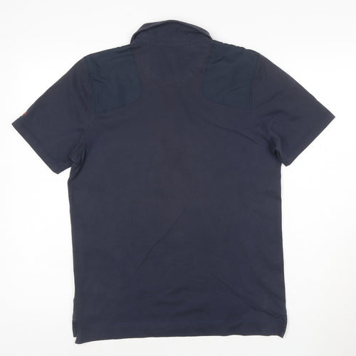 Wolsey Men's Navy Short Sleeve Polo Shirt Size S Classic Fit