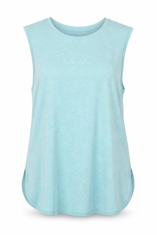 Penn Womens Blue Sleeveless Activewear Tank Top Size L Lightweight