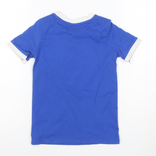 Beverly Hills Polo Club Boys Blue 7-8 Years Crew Neck T-Shirt