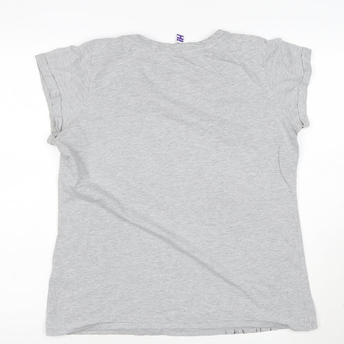 Bik Bok by Henry Holland Women's Grey Size 16 Graphic T-Shirt