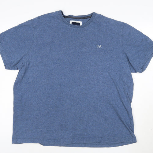 Crew Clothing Company Mens Blue XXL Cotton Short Sleeve T-Shirt