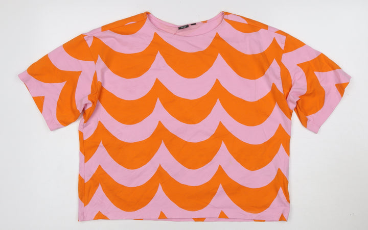 Uniqlo x Marimekko Women's Multicoloured S Relaxed Cotton T-Shirt