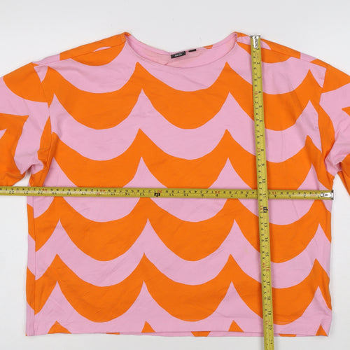 Uniqlo x Marimekko Women's Multicoloured S Relaxed Cotton T-Shirt