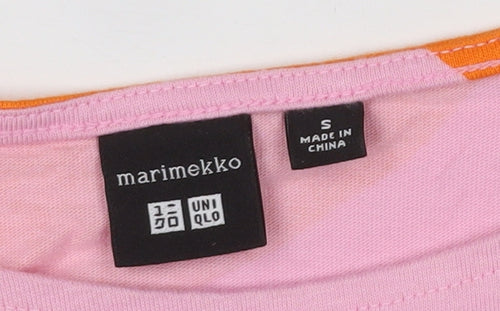 Uniqlo x Marimekko Women's Multicoloured S Relaxed Cotton T-Shirt