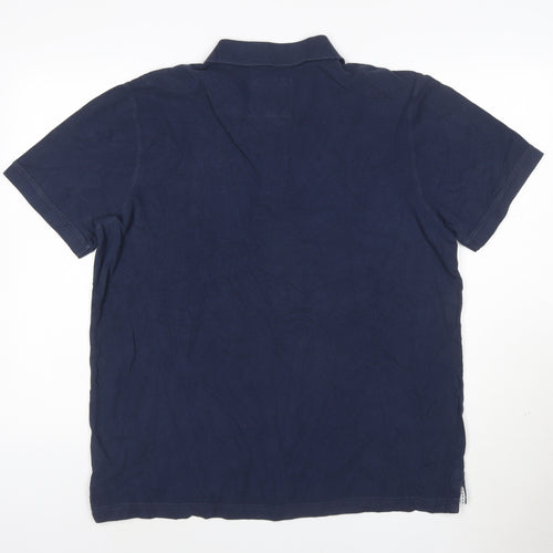Crew Clothing Company Men's Navy Blue XL Cotton Polo Shirt
