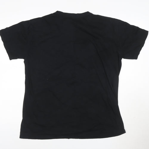 Barbie Women’s Black Graphic T-Shirt M Short Sleeve 100% Cotton