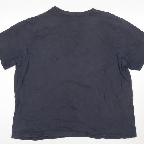 Jacamo Men's Blue McKinley Point Alaska Graphic T-Shirt 1XLT