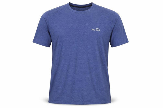 Peter Storm Men's Blue Regular Fit Crew Neck Short Sleeve T-Shirt Medium
