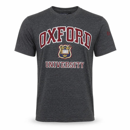Oxford University Mens Grey XS Graphic Cotton T-Shirt