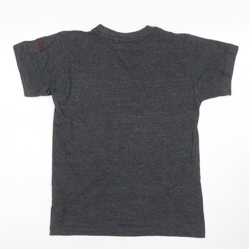 Oxford University Mens Grey XS Graphic Cotton T-Shirt