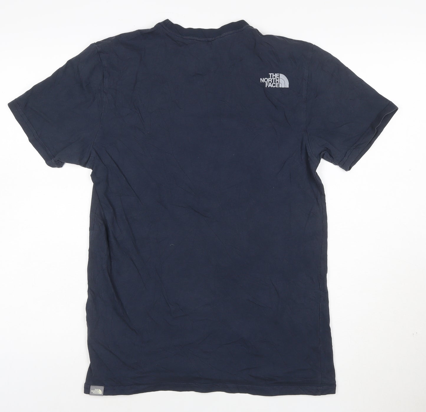 The North Face Men's Blue Cotton Nuptse Himalaya Graphic T-Shirt Size S