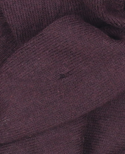 Oasis Womens Brown Shift Knit Dress Size 10 Long Sleeve High Neck