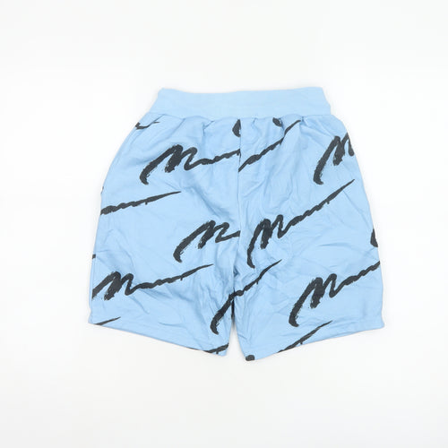 boohooMAN Men's Blue XS Sweat Shorts Drawstring Casual Wear