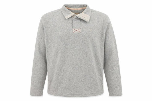 Front view of Marks & Spencer North Coast Men's Grey Collared jumper L