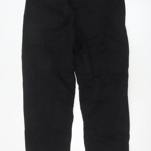 H&M Men’s Black Relaxed Fit Chino Trousers Size L
