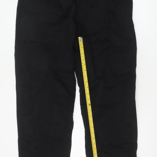 H&M Men’s Black Relaxed Fit Chino Trousers Size L