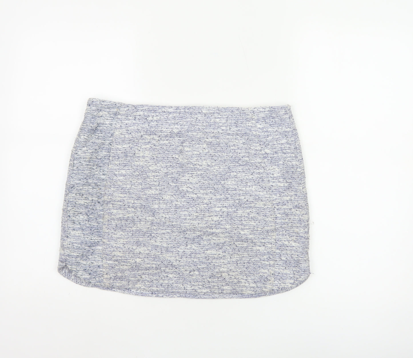 Topshop Women’s Blue Short Pencil Skirt Size 12 Lined Polyester