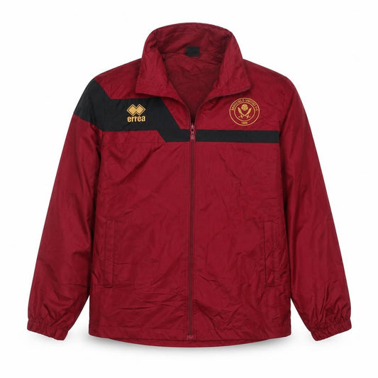Errea Men's Red Windbreaker Jacket S Sheffield University Sportswear