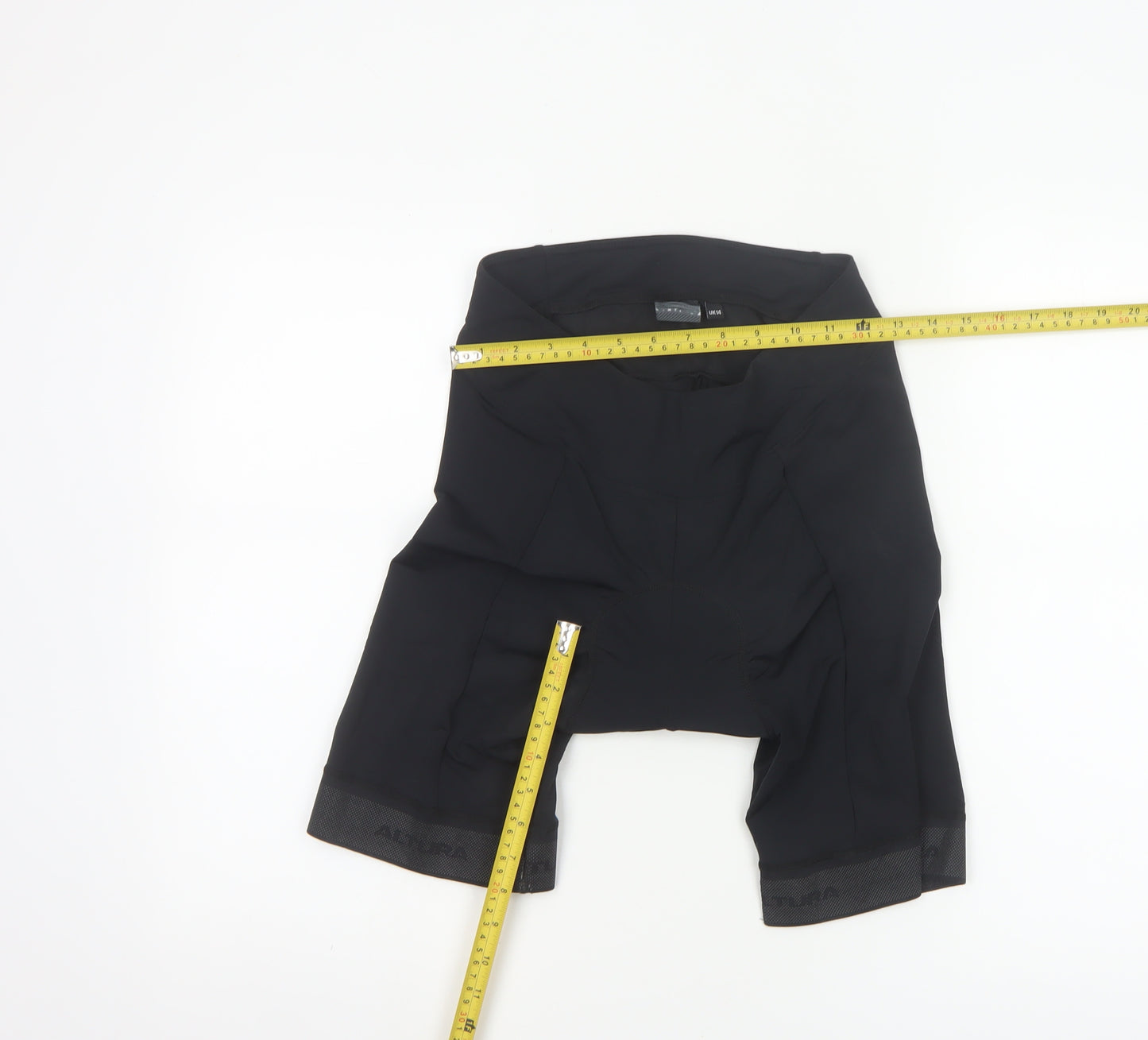 Altura Womens Black Cycling Biker Shorts Size 14 Nylon Stretch