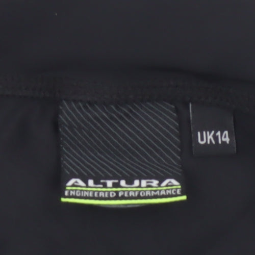 Altura Womens Black Cycling Biker Shorts Size 14 Nylon Stretch