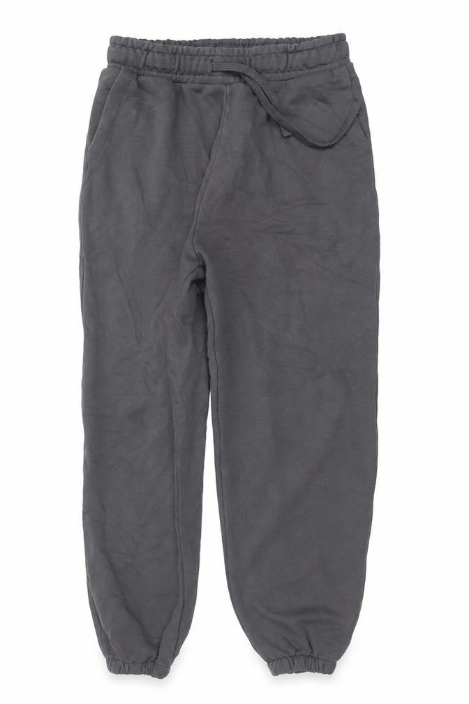 Front view of Zara Women Grey Cotton Blend Jogger Sweatpants, size S