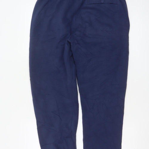 Nike Men's Blue Cotton Jogger Sweatpants M Regular Fit