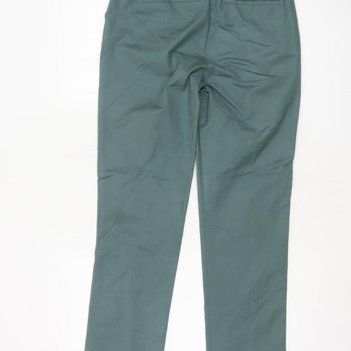 Boden Women's Green Slim Chino Trousers Size 12