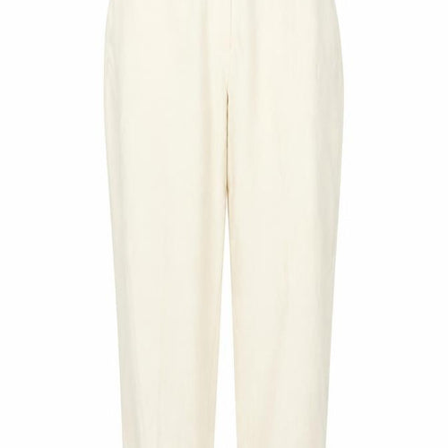 Marks and Spencer Women Ivory Size 12 Short Straight Trousers
