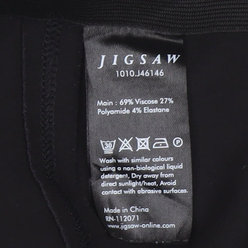 Jigsaw Women's Black Slim Fit Stretch Leggings S