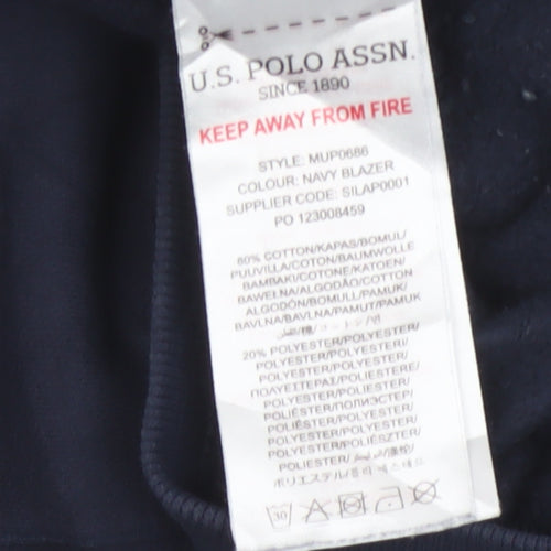 U.S. Polo Assn. Men's Blue Jogger Trousers S Regular Fit