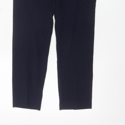 Marks and Spencer Women’s Blue Slim Straight Trousers Size 6
