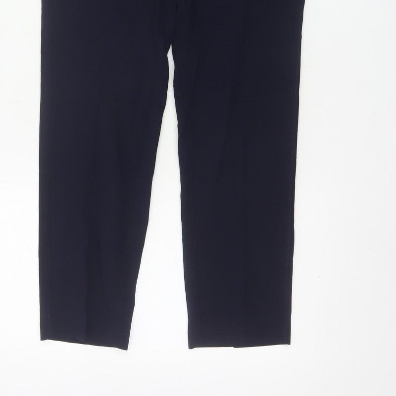 Marks and Spencer Women’s Blue Slim Straight Trousers Size 6
