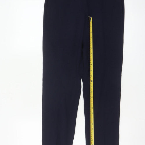 Marks and Spencer Women’s Blue Slim Straight Trousers Size 6