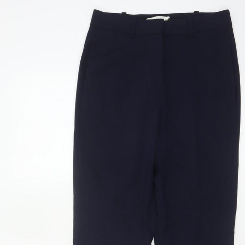 Marks and Spencer Women’s Blue Slim Straight Trousers Size 6
