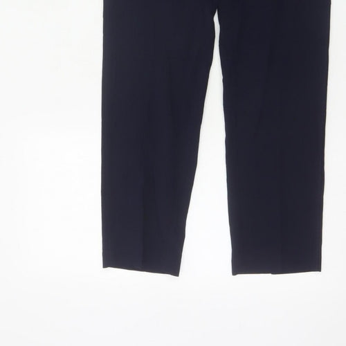Marks and Spencer Women’s Blue Slim Straight Trousers Size 6