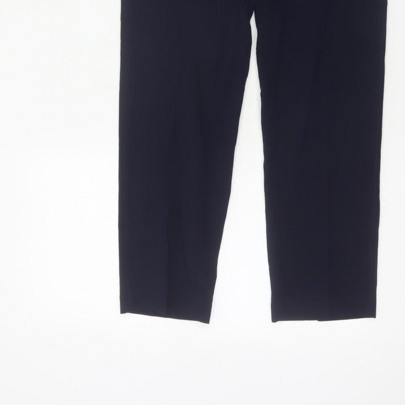 Marks and Spencer Women’s Blue Slim Straight Trousers Size 6