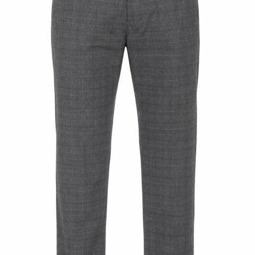 Ted Baker Men's Grey Check Slim Fit Chino Trousers 30R