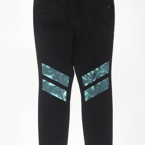 Next Petite Women's Black Jegging Size 10P Slim Stretch Trousers