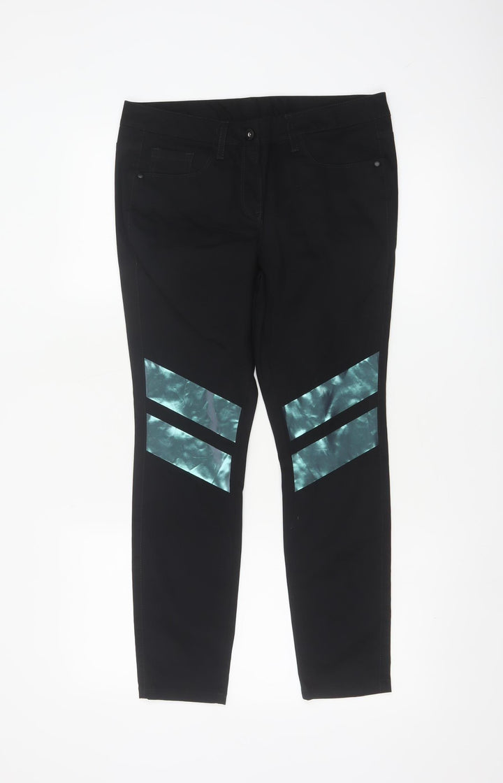 Next Petite Women's Black Jegging Size 10P Slim Stretch Trousers