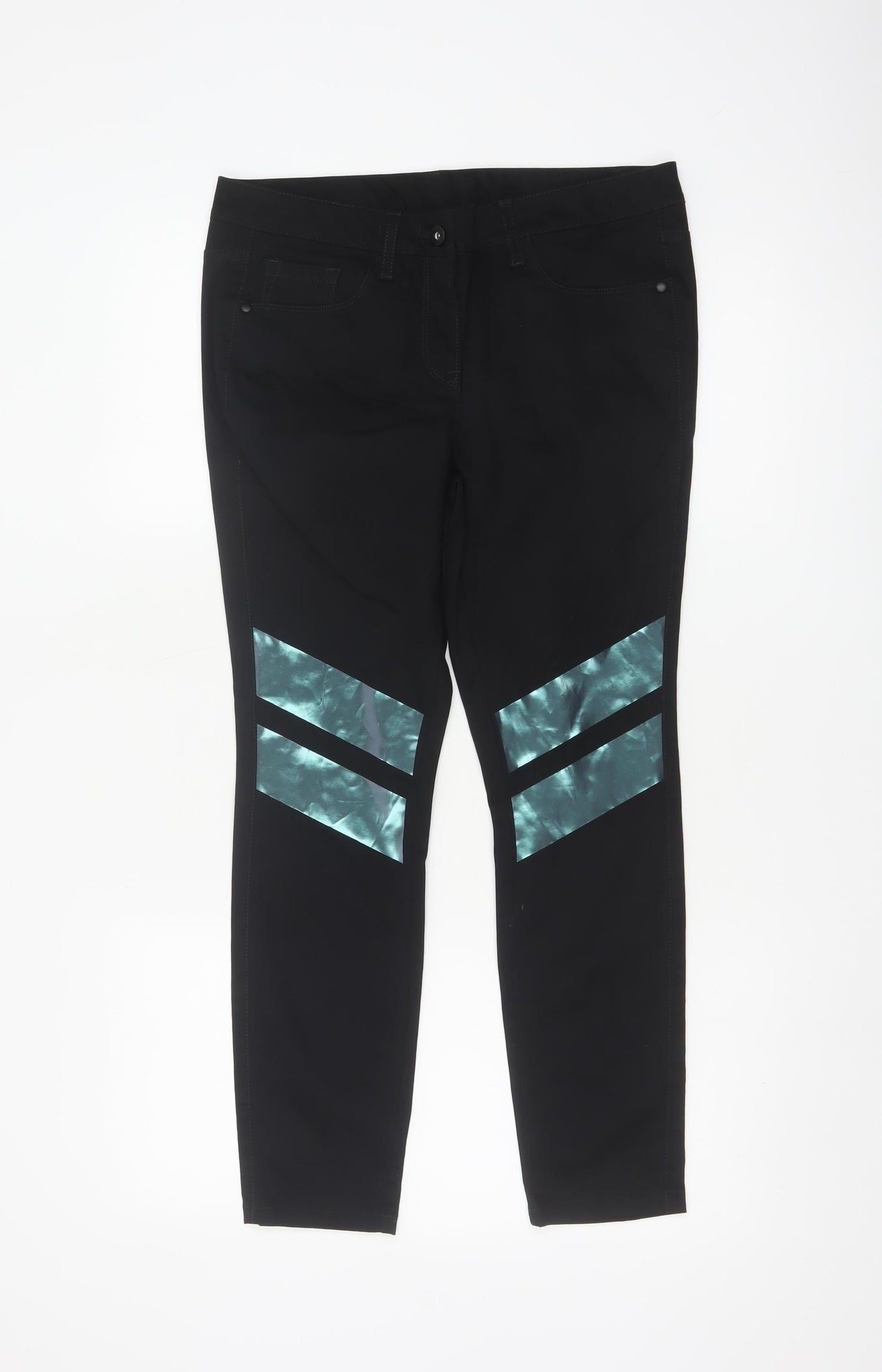 Next Petite Women's Black Jegging Size 10P Slim Stretch Trousers