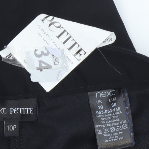 Next Petite Women's Black Jegging Size 10P Slim Stretch Trousers