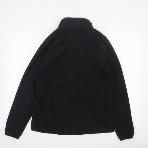 TOG24 Women's Black Fleece Jacket Size 16 Full Zip Outdoor Wear