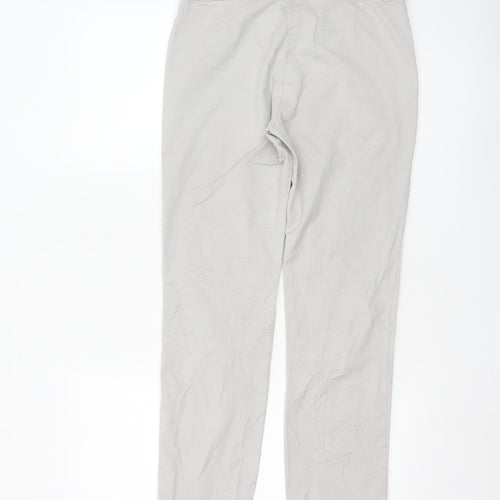 Warehouse Women’s Beige Chino Trousers UK 12 Belted Viscose Blend
