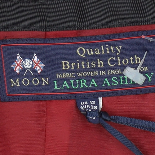 Laura Ashley Women's Red Wool Pencil Skirt UK 12 Knee Length